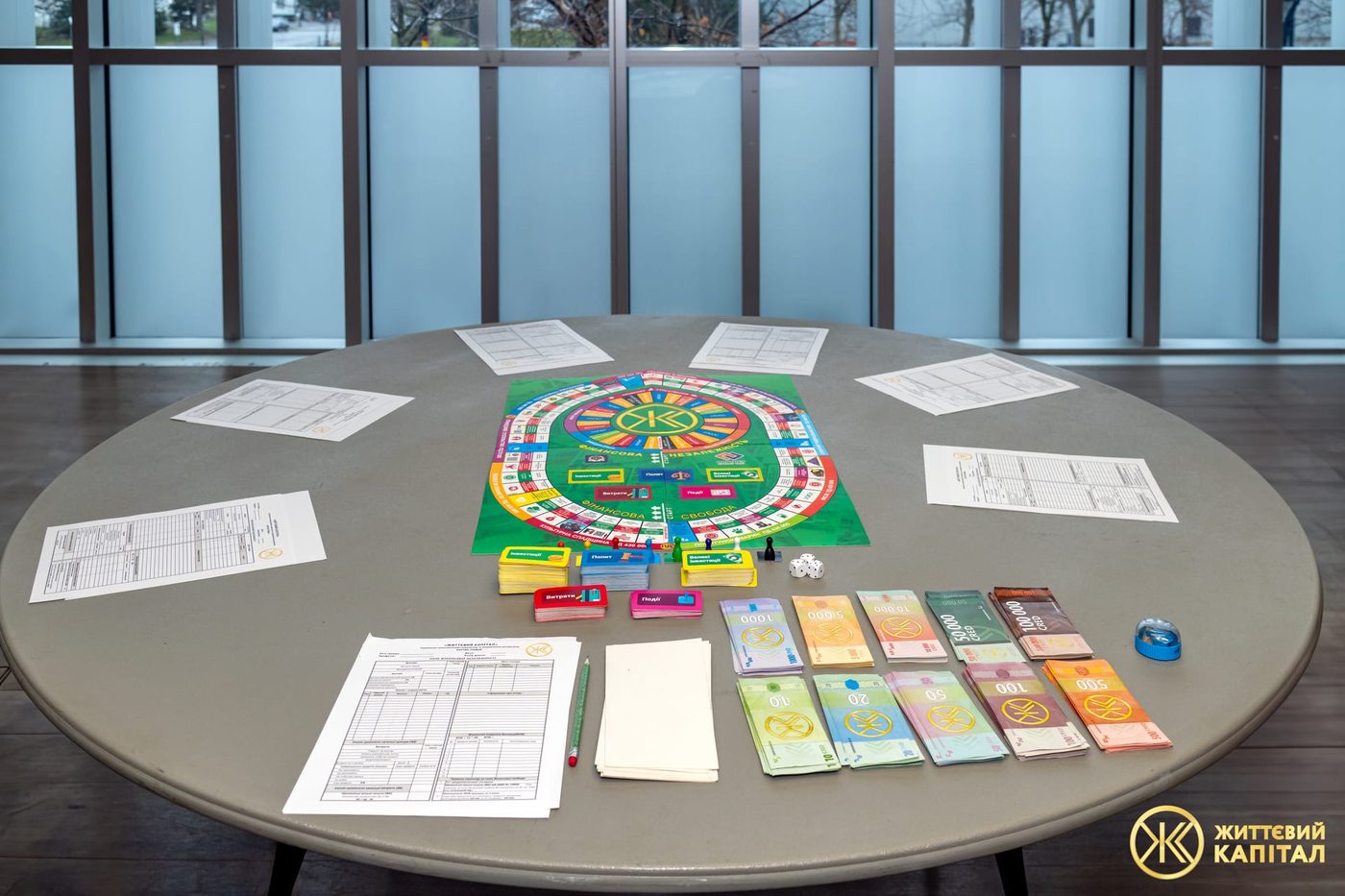 Tactile player ledgers and physical game kit